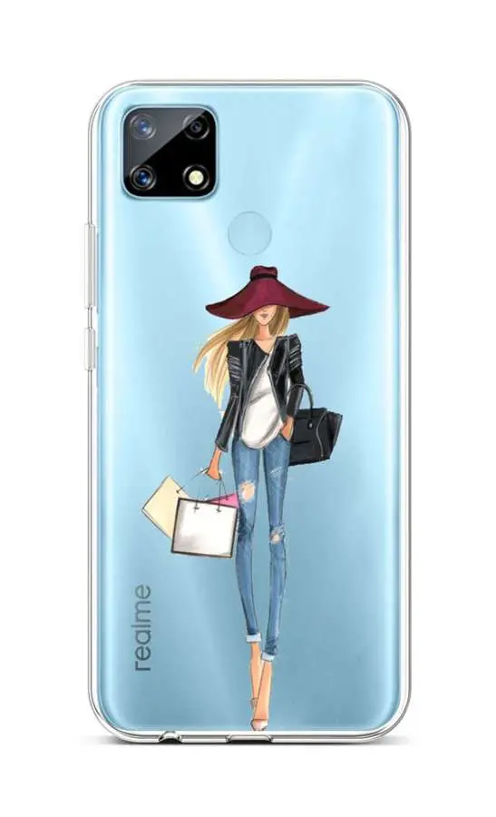 Kryt TopQ Realme 7i silikon Lady 2 62502