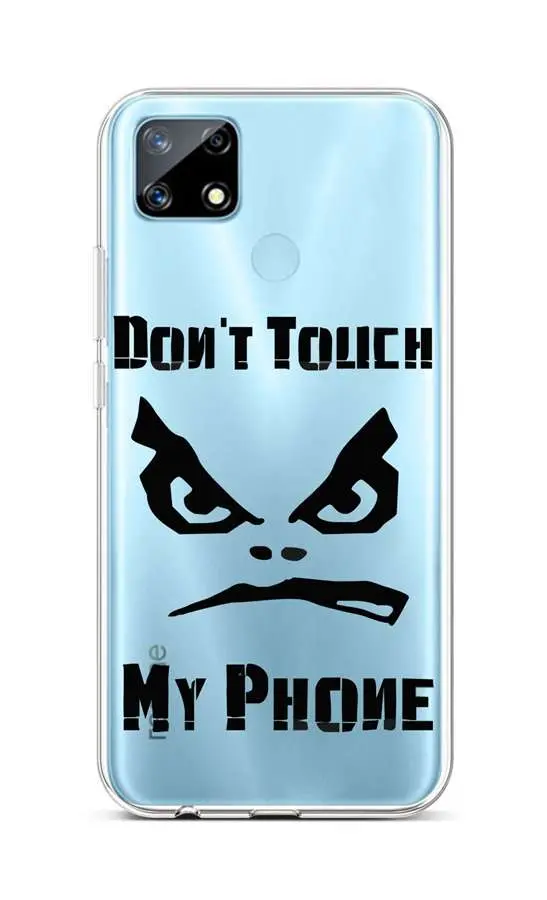 Kryt TopQ Realme 7i silikon Don't Touch průhledný 62510