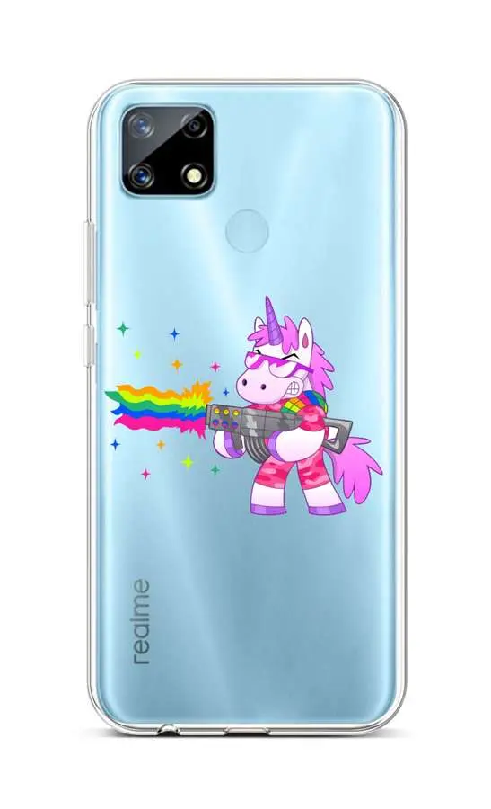 Kryt TopQ Realme 7i silikon Rainbow Gun 62518