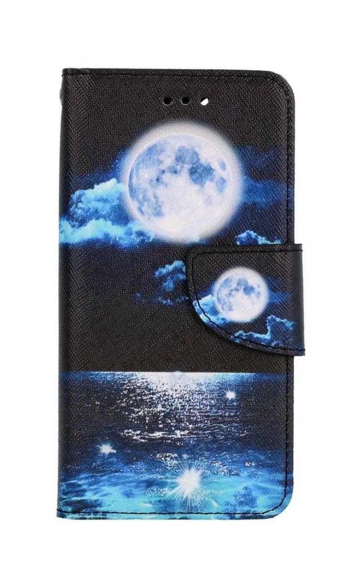 Pouzdro TopQ iPhone SE 2020 knížkové Úplněk 62611