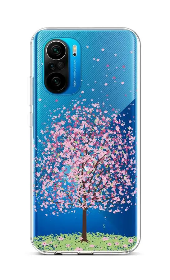 Kryt TopQ Xiaomi Poco F3 silikon Blossom Tree 62828