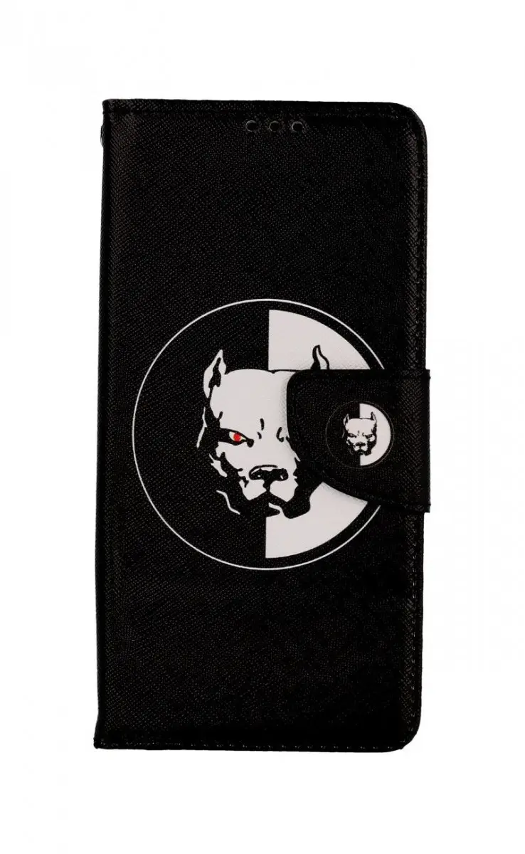 Pouzdro TopQ Samsung A52 Černobílý pitbull 62868