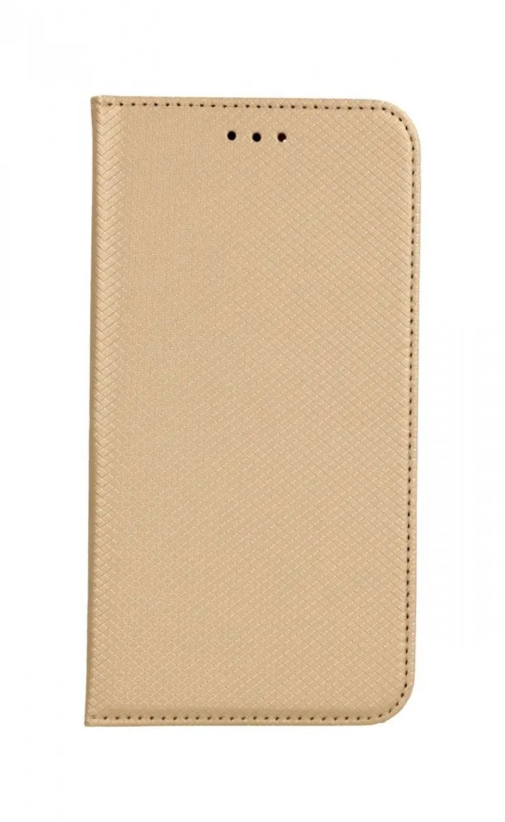Pouzdro TopQ iPhone 13 Smart Magnet knížkové zlaté 64079