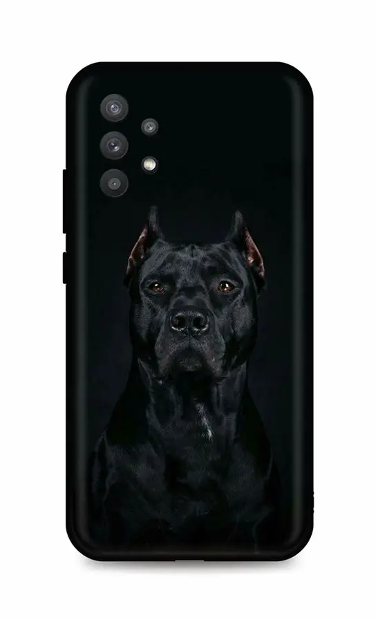 Kryt TopQ Samsung A32 5G silikon Dark Pitbull 64170