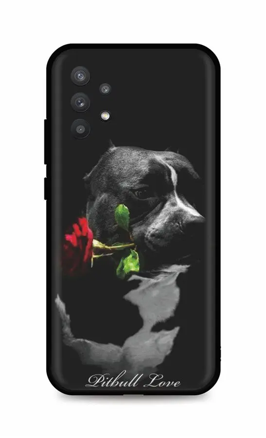 Kryt TopQ Samsung A32 5G silikon Pitbull Love 64172