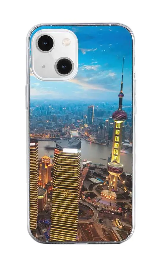 Kryt TopQ iPhone 13 mini silikon City 64686