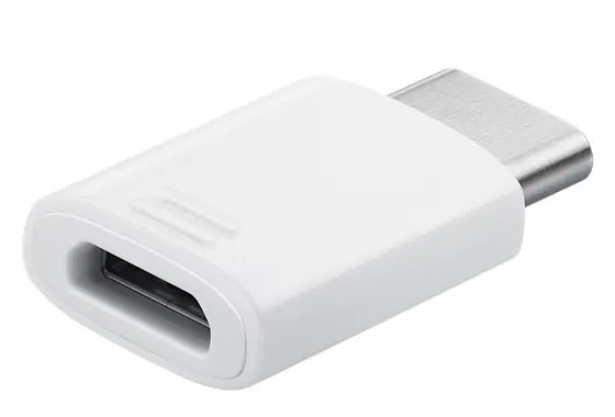 Originální adaptér Samsung EE-GN930 microUSB - USB-C bílý 64698