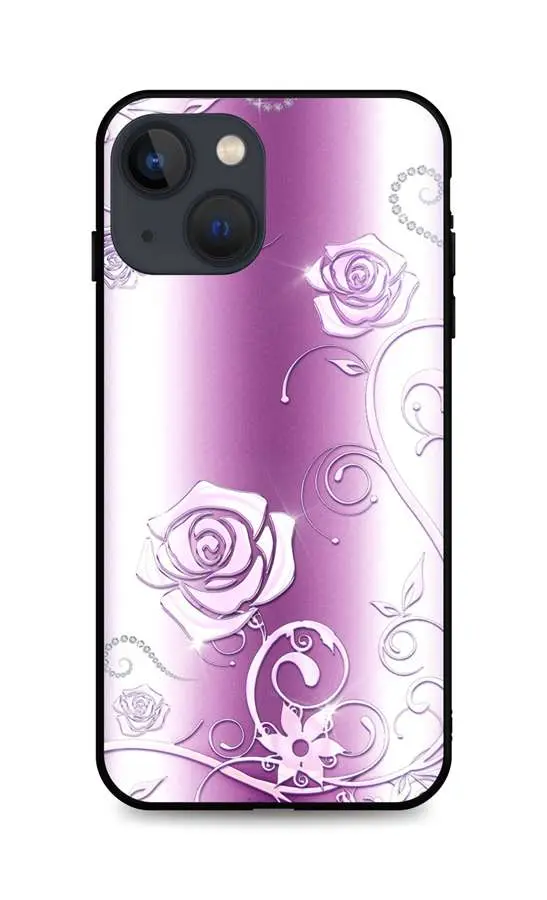 Kryt TopQ iPhone 13 silikon Abstract Roses 64888