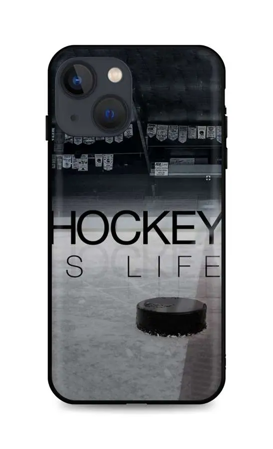 Kryt TopQ iPhone 13 silikon Hockey Is Life 64893