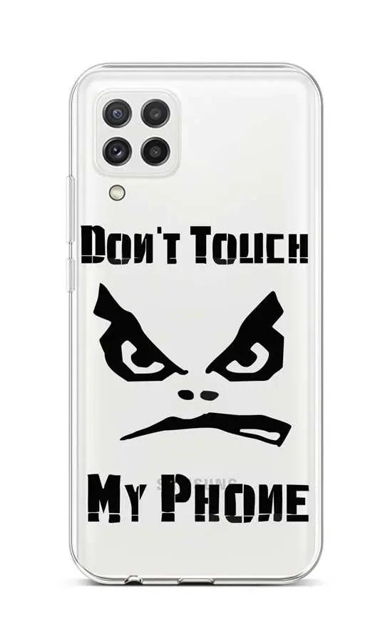 Kryt TopQ Samsung A22 silikon Don't Touch průhledný 65207
