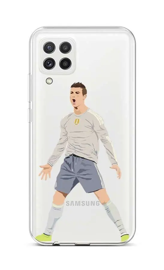 Kryt TopQ Samsung A22 silikon Fotbalista 65216