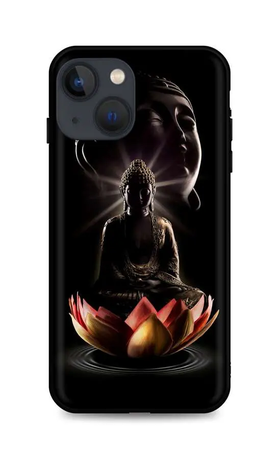 Kryt TopQ iPhone 13 mini silikon Meditation 65388