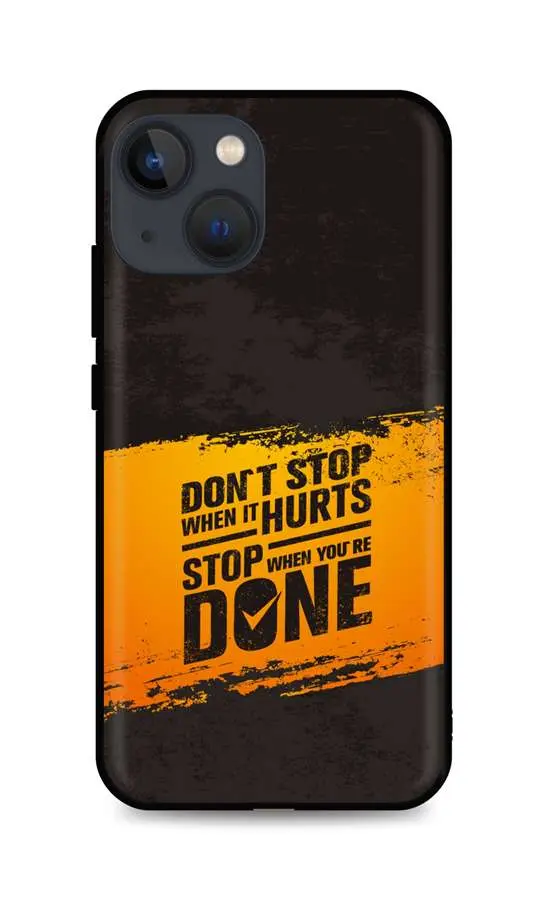 Kryt TopQ iPhone 13 mini silikon Don't Stop 65454