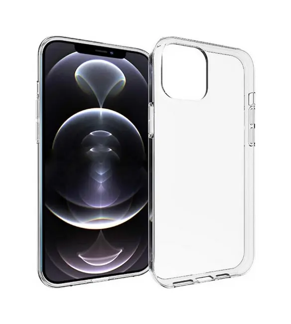 Kryt TopQ iPhone 13 Pro Max silikon 1 mm průhledný 65560