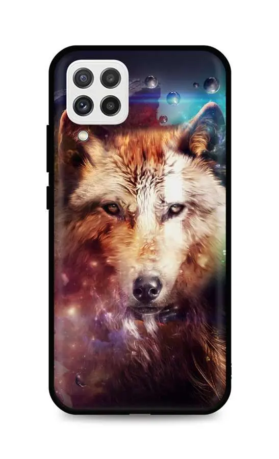 Kryt TopQ LUXURY Samsung A22 pevný Wolf 65642
