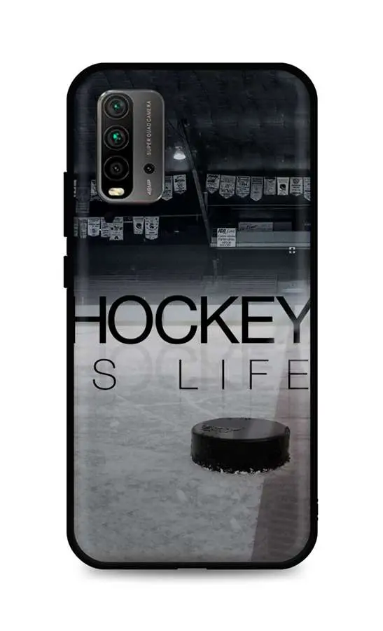 Kryt TopQ Xiaomi Redmi 9T silikon Hockey Is Life 65730