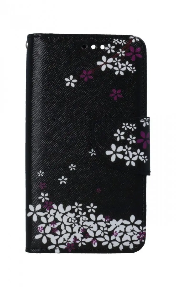 Pouzdro TopQ iPhone 13 mini knížkové Květy sakury 66385
