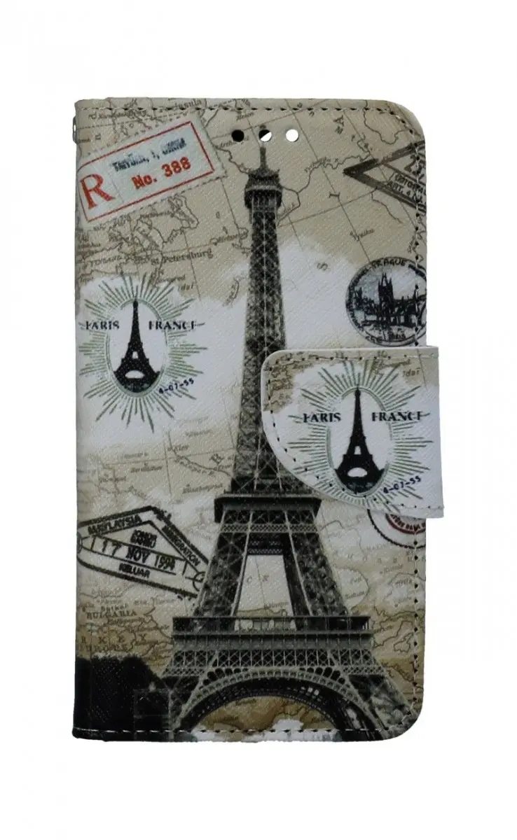 Pouzdro TopQ iPhone 13 mini knížkové Paris 2 66420