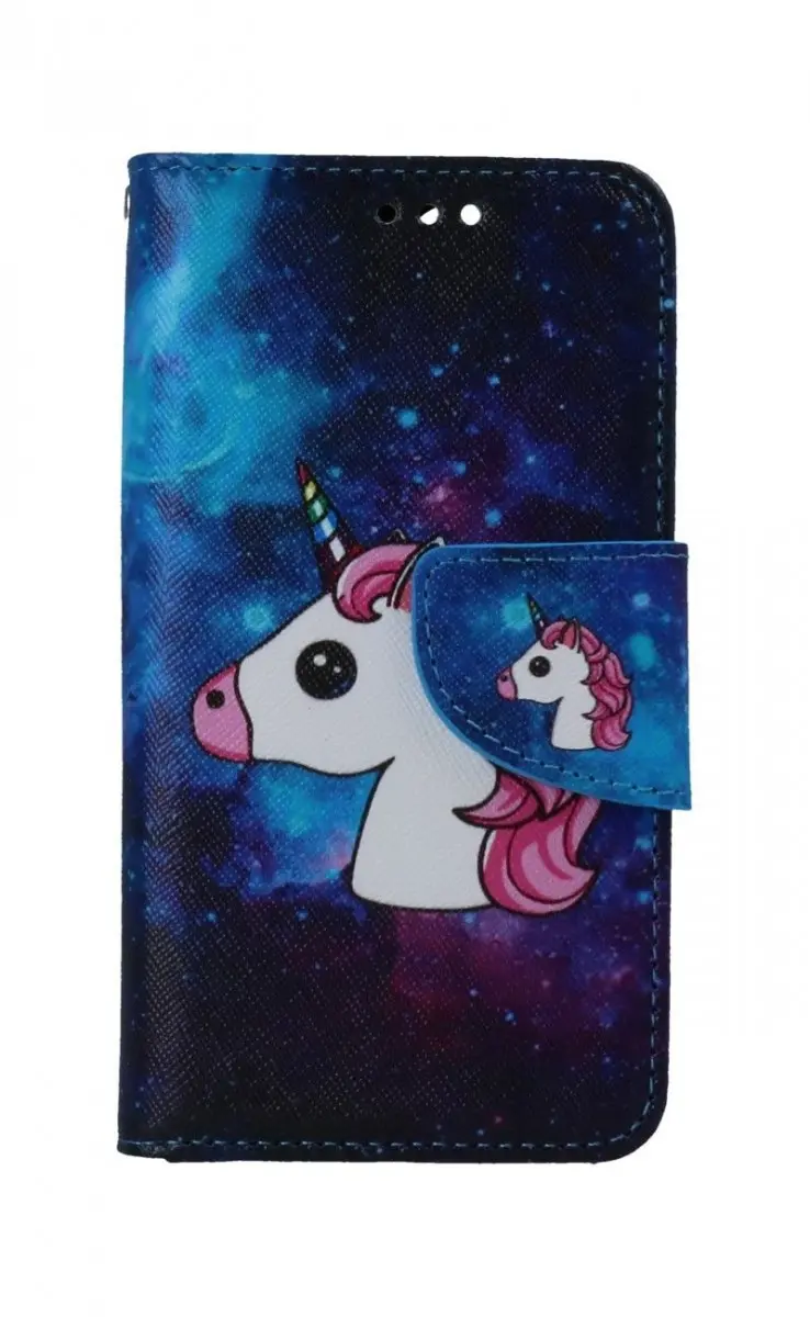 Pouzdro TopQ iPhone 13 mini knížkové Space Unicorn 66424