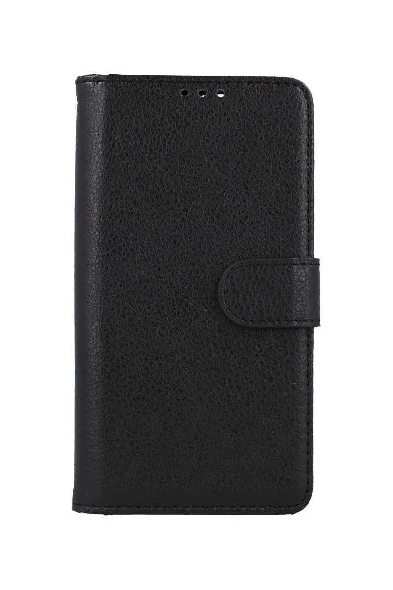 Pouzdro TopQ iPhone 13 Pro knížkové černé s přezkou 66444