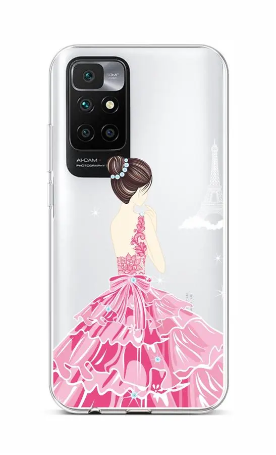 Kryt TopQ Xiaomi Redmi 10 silikon Pink Princess 66541