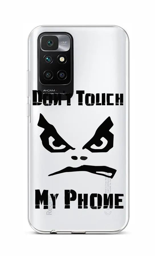 Kryt TopQ Xiaomi Redmi 10 silikon Don't Touch průhledný 66555