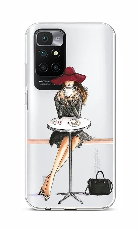 Kryt TopQ Xiaomi Redmi 10 silikon Lady 6 66571