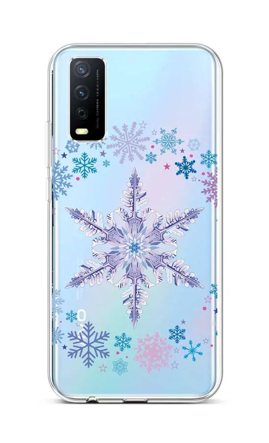 Kryt TopQ Vivo Y11s silikon Snowflake 66599