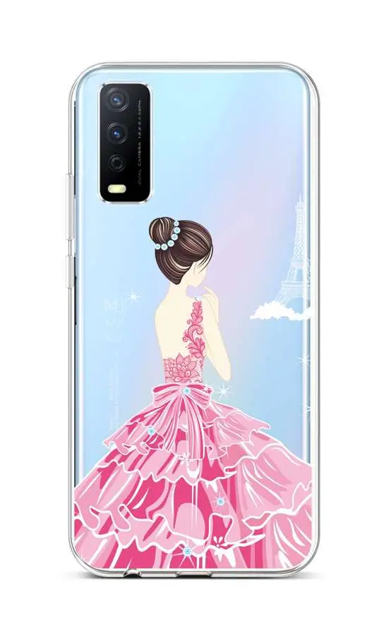 Kryt TopQ Vivo Y11s silikon Pink Princess 66615