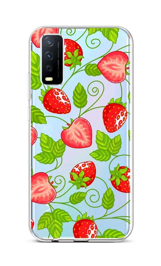 Kryt TopQ Vivo Y11s silikon Strawberries 66621