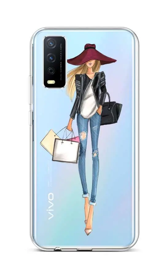 Kryt TopQ Vivo Y11s silikon Lady 2 66637