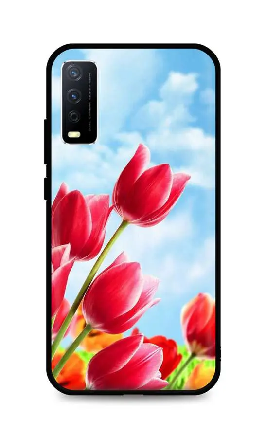 Kryt TopQ Vivo Y11s silikon Tulips 66760