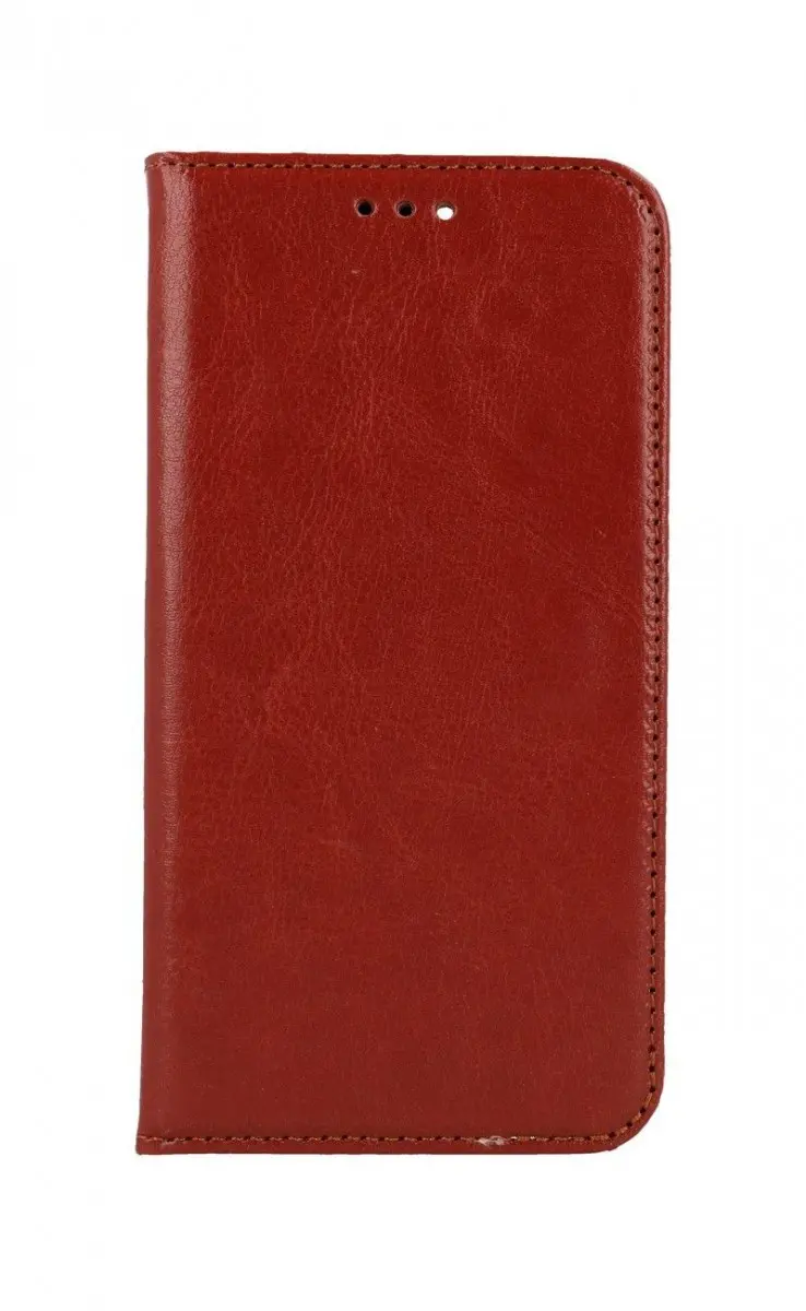 Pouzdro TopQ Special iPhone 13 Pro Max knížkové hnědé 66931