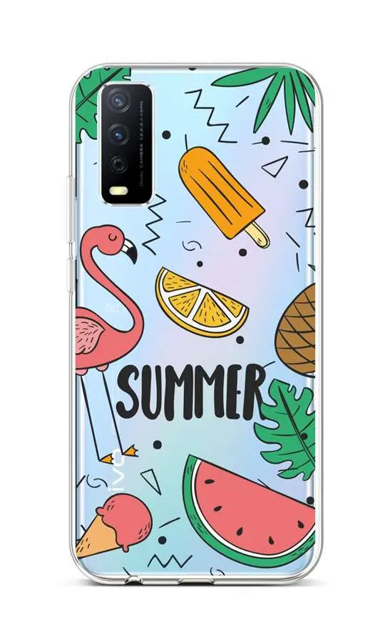 Kryt TopQ Vivo Y20s silikon Summer 66969