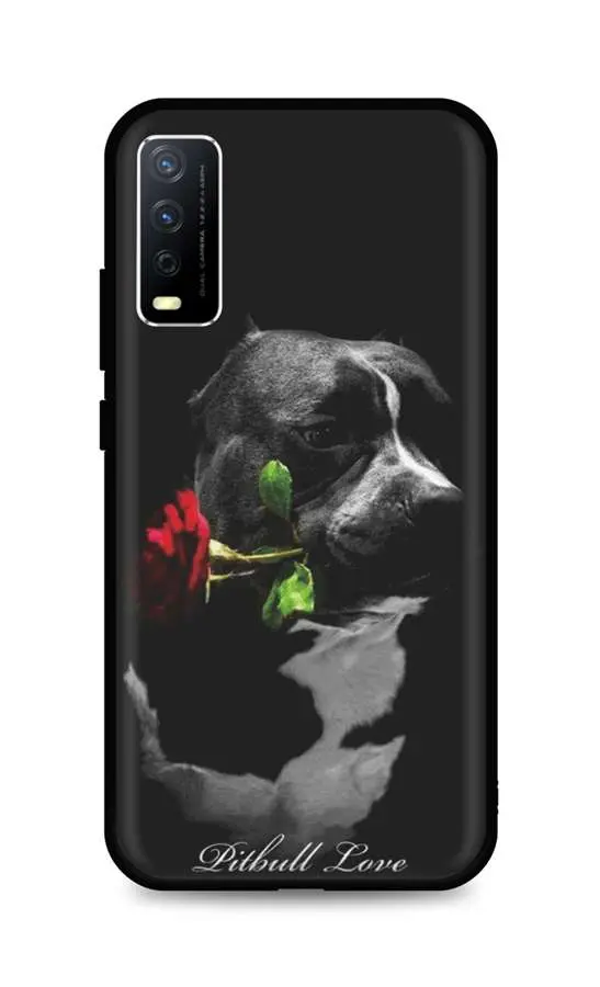 Kryt TopQ Vivo Y20s silikon Pitbull Love 67112
