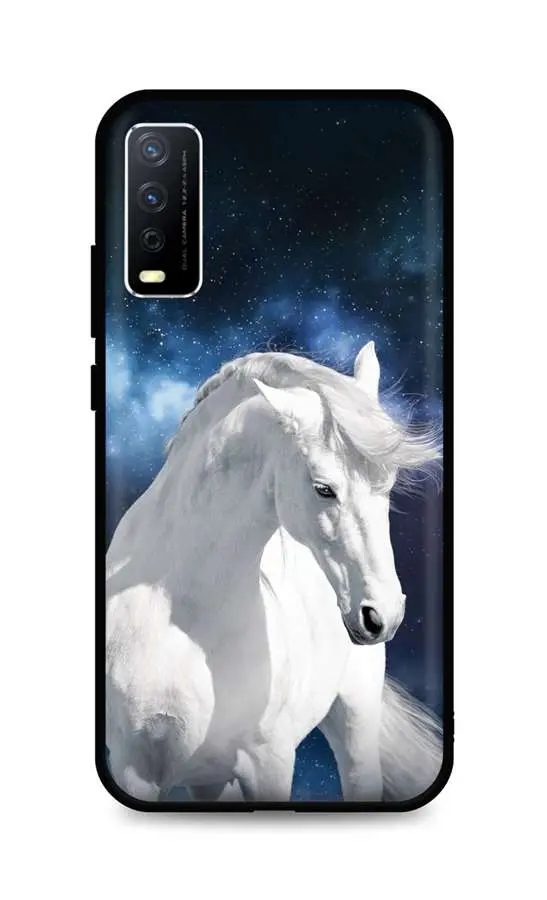 Kryt TopQ Vivo Y20s silikon White Horse 67117
