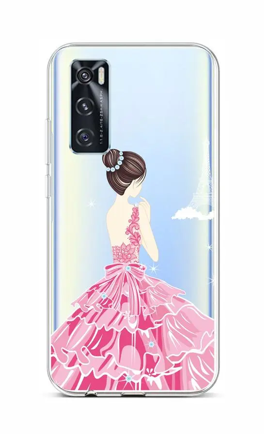 Kryt TopQ Vivo Y70 silikon Pink Princess 67185