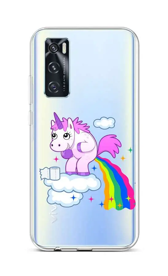 Kryt TopQ Vivo Y70 silikon Rainbow Disaster 67201