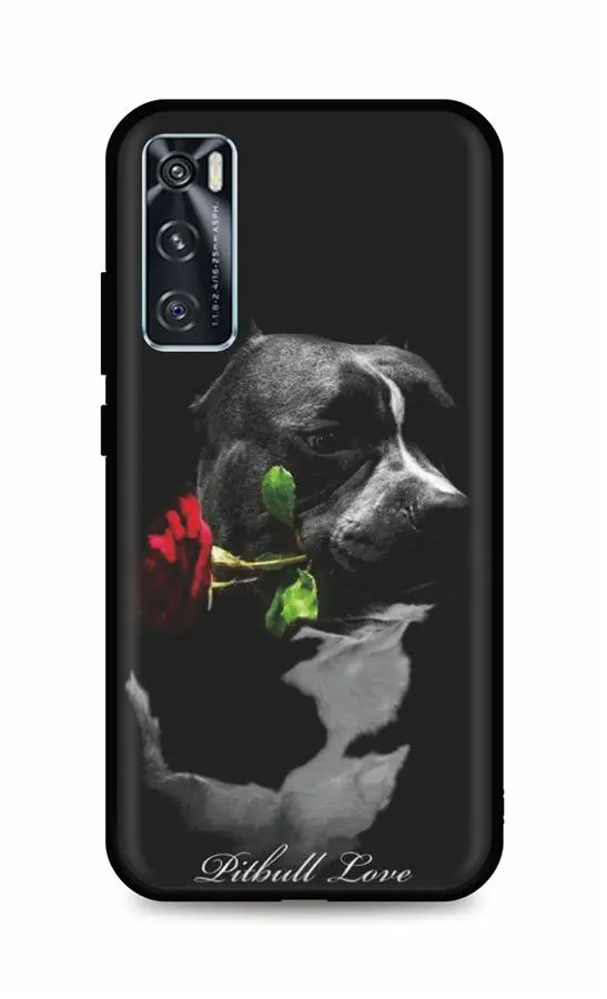 Kryt TopQ Vivo Y70 silikon Pitbull Love 67246