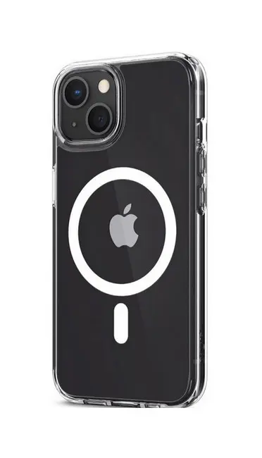 Kryt TopQ iPhone 13 mini s MagSafe pevný průhledný 67633