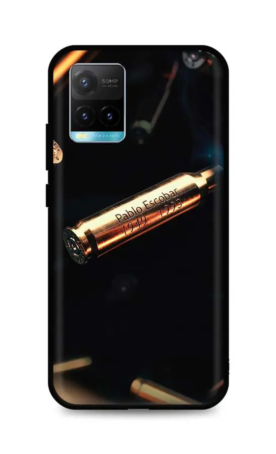 Kryt TopQ Vivo Y21s silikon Pablo Escobar Bullet 68323