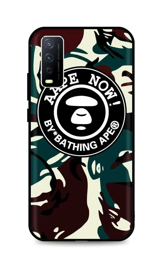 Kryt TopQ Vivo Y20s 3D silikon Army 68390