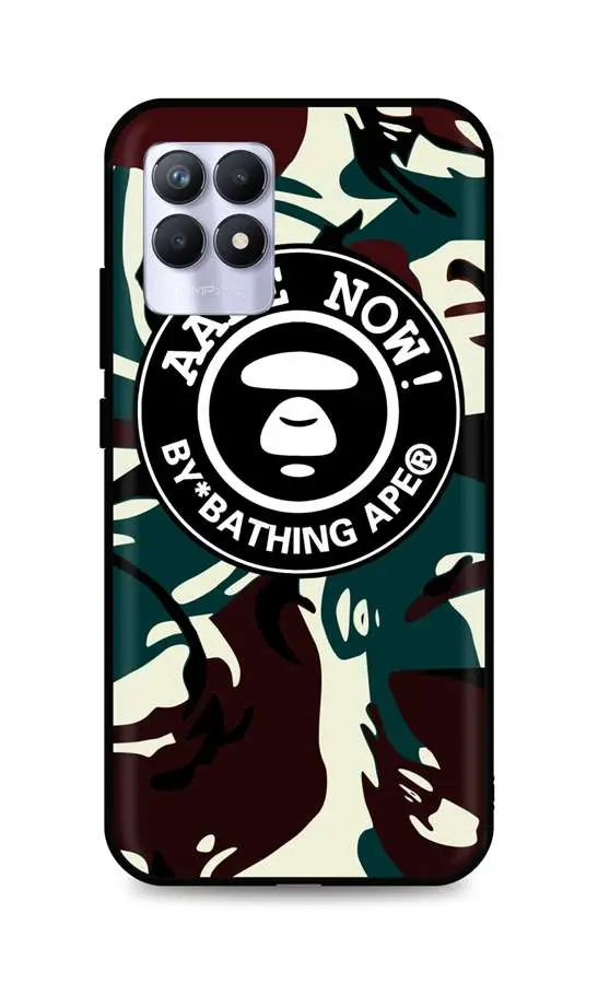 Kryt TopQ Realme 8i 3D silikon Army 68926