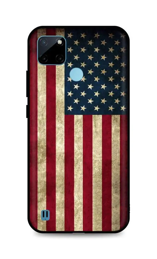 Kryt TopQ Realme C21Y 3D silikon Amerika 68944
