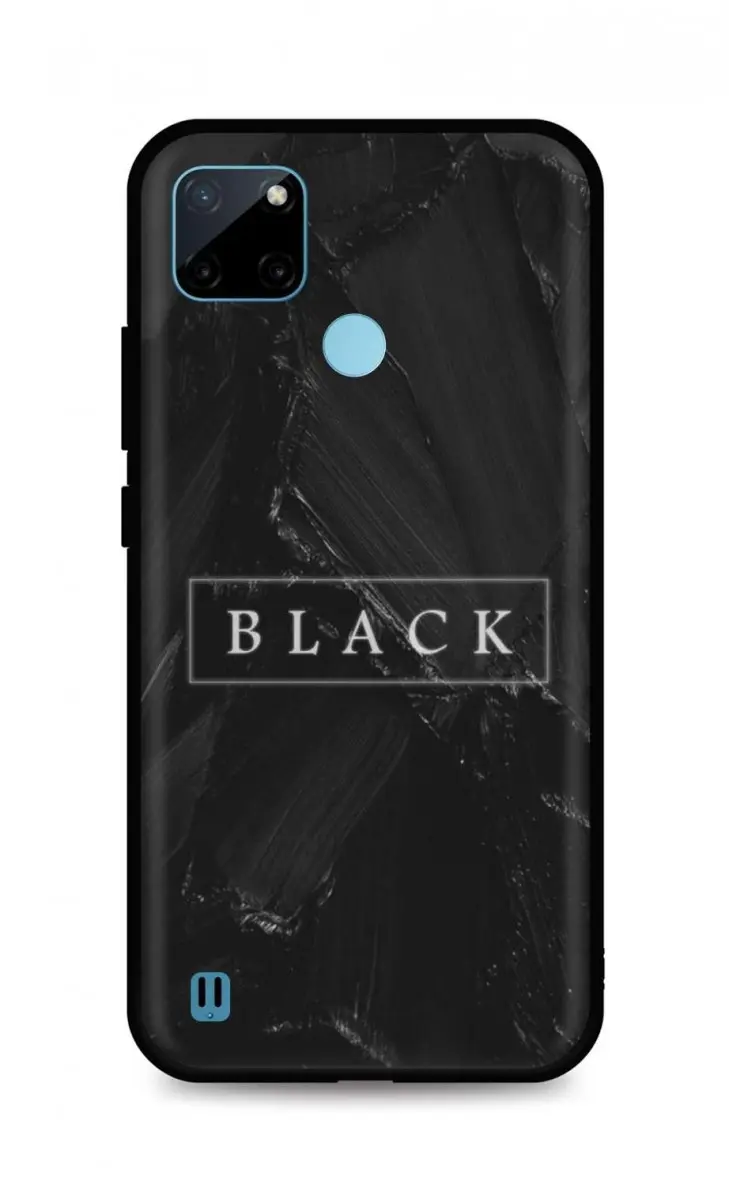 Kryt TopQ LUXURY Realme C21Y pevný Black 69757
