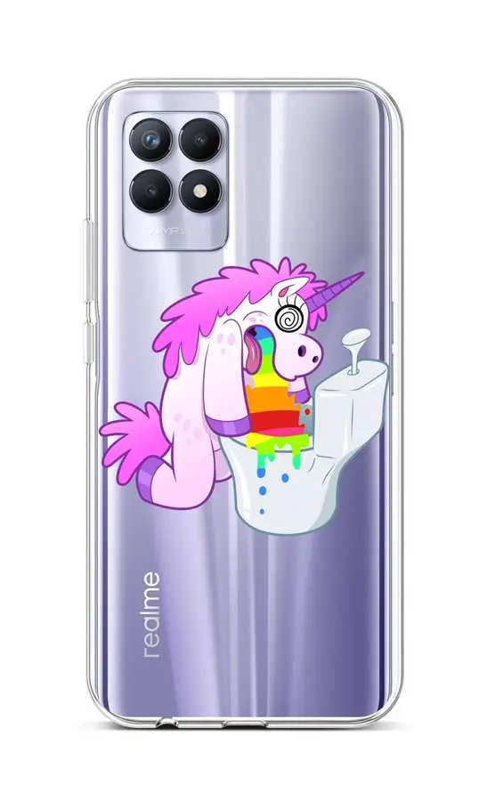 Kryt TopQ Realme 8i silikon Hard Morning 69882
