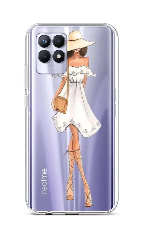 Kryt TopQ Realme 8i silikon Lady 5 69885