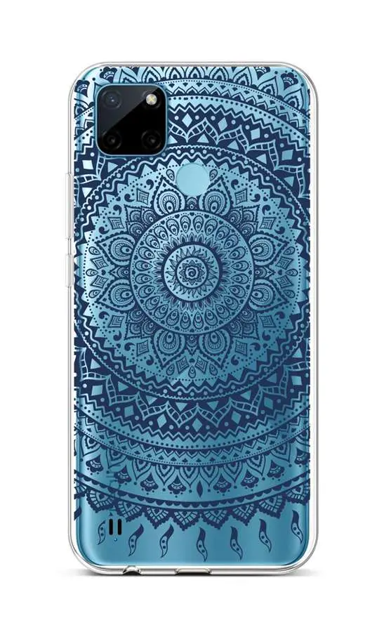 Kryt TopQ Realme C21Y silikon Navy Mandala 69927
