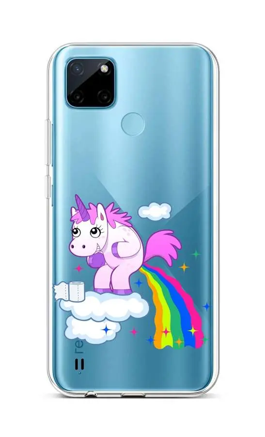 Kryt TopQ Realme C21Y silikon Rainbow Disaster 69948