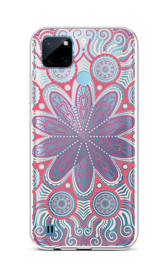 Kryt TopQ Realme C21Y silikon Romantic Mandala 69958